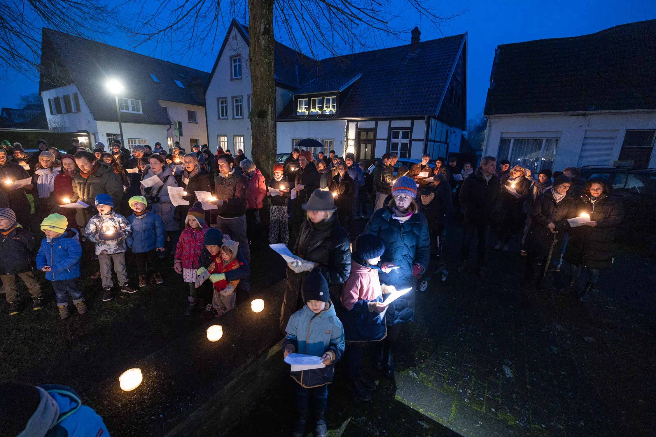 Wortgottesdienst an Heiligabend an St. Agatha in Münster-Angelmodde.