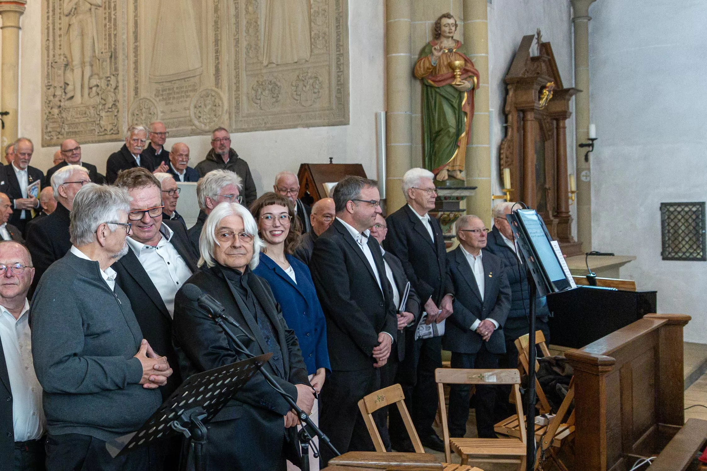 „Wir singen für den Frieden“ – unter diesem Motto präsentierten fünf münsterische Chöre ein bewegendes Konzert in St. Nikolaus